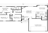 Single Level Home Floor Plans Best One Story Floor Plans Single Story Open Floor Plans
