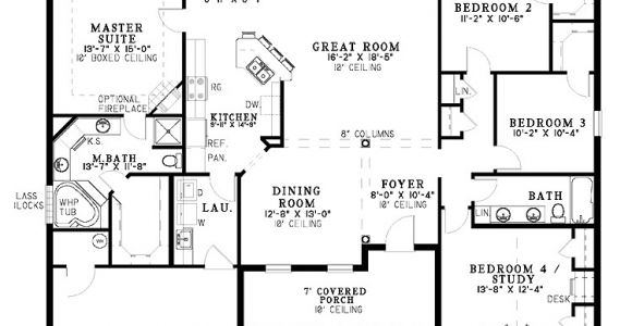 Single Level Home Floor Plans One Level Home Plans Smalltowndjs Com