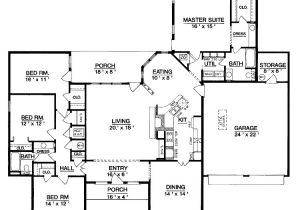 Single Level Home Plans Superb Single Level Home Plans 6 One Level House Plan