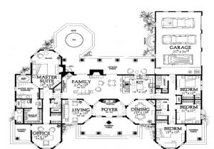 Single Level House Plans with Courtyard One Story Mediterranean House Floor Plans Mediterranean Single Level House Plans with Courtyard One Story Mediterranean House Floor Plans Mediterranean