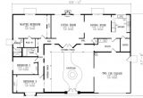 Single Level House Plans with Courtyard U Shaped House Plans with Courtyard More Intimacy