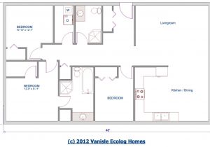 Single Level Log Home Plans 1344 Sqft 28 39 X48 39 Engineered Trusses
