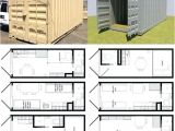 Single Shipping Container Home Plans Single Container House Md Container Houses 1813