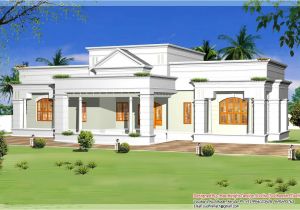 Single Storey Home Plans Single Storey Kerala House Model with Kerala House Plans