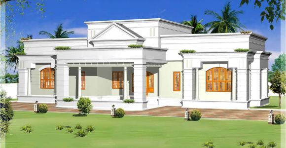 Single Storey Home Plans Single Storey Kerala House Model with Kerala House Plans