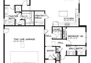 Single Story Home Floor Plans Marvelous House Plans 1 Story 8 Craftsman Single Story