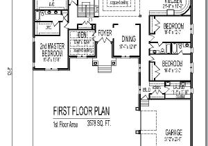 Single Story Home Plans with Two Master Suites House Plan with 2 Master Suites Single Story