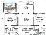 Single Story Home Plans with Two Master Suites House Plans with Two Master Suites On One Level