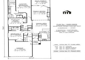 Single Story House Plans for Narrow Lots Modern One Story House One Story Narrow House Plans