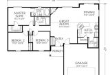Single Story House Plans with 3 Car Garage Single Story Open Floor Plans Single Story Plan 3