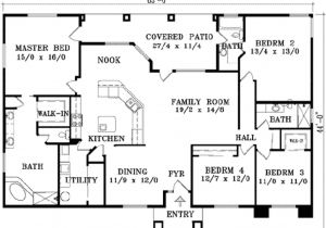 Single Story House Plans without Garage Adobe southwestern Style House Plan 4 Beds 3 00 Baths