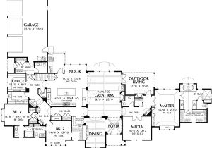 Single Story Luxury Home Plans Satisfying Single Story 6942am 1st Floor Master Suite