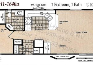 Single Wide Mobile Home Floor Plans 1 Bedroom Manufactured Homes Chariot Eagle West Ch1 1640a Blue