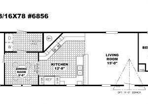 Single Wide Mobile Home Floor Plans 1 Bedroom Single Wide Mobile Homes Floor Plans Candresses