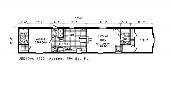 Single Wide Mobile Home Floor Plans Manufactured Homes Mobile Single Wide Floor Plans