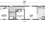 Single Wide Mobile Home Plans Single Wide Mobile Home Floor Plans Bestofhouse Net 31421