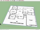 Sketchup Home Plans Sketchup House 01 Import Floor Plan Youtube