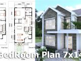 Sketchup Home Plans Sketchup Modeling Home Plan 7x14m Youtube