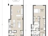 Skinny Home Plans Floor Plan Friday Narrow Block Double Storey