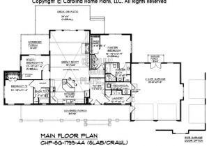 Slab Home Floor Plans Small Craftsman Style Home Plan Sg 1799 Sq Ft Affordable