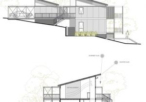 Slope Home Plans 18 Best Images About Sloped Site Precedents On Pinterest