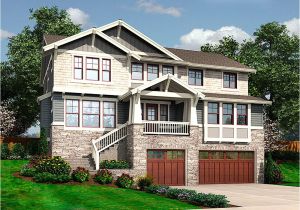 Sloped Lot Home Plans for the Front Sloping Lot 23404jd Architectural