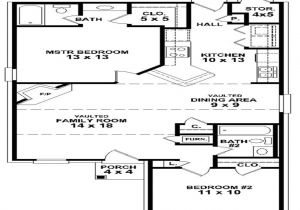 Small 2 Bedroom Home Plans Simple 2 Bedroom House Floor Plans Small Two Bedroom House
