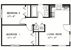 Small 2 Bedroom Home Plans Simple Two Bedrooms House Plans for Small Home Modern