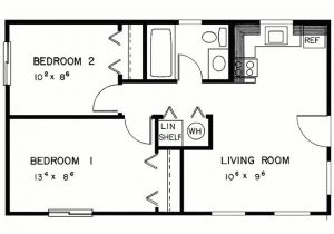 Small 2 Bedroom Home Plans Simple Two Bedrooms House Plans for Small Home Modern