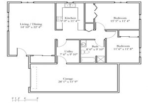Small 2 Bedroom Home Plans Small 2 Bedroom Cottage 2 Bedroom Cottage Floor Plans