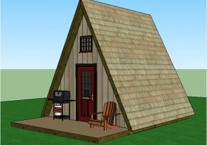 Small A Frame Home Plans A Frame Tiny House Plans Jeffrey the Natural Builder