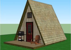 Small A Frame House Plans with Loft A Frame Tiny House Plans Jeffrey the Natural Builder