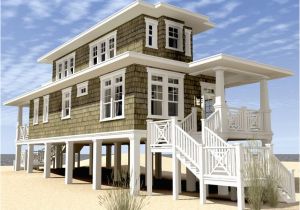 Small Coastal Home Plans Small Beach House Plans On Pilings Design All About