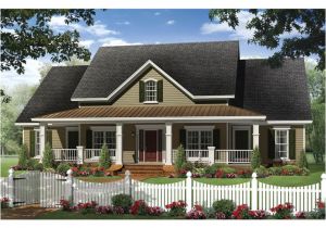 Small Country Home Plans with Porches One Story Small Country House Plans