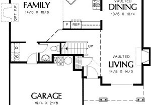 Small Family Home Plans Small Family Home with Luxurious Master 69276am