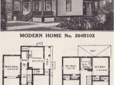 Small Foursquare House Plans 1916 Sears House Plans Modern Home 264b102 Prairie Box