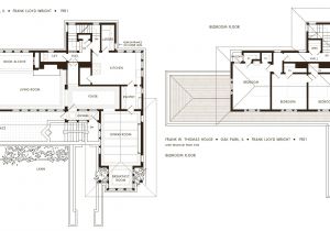 Small Frank Lloyd Wright House Plans Frank Lloyd Wright Robie House Floor Plans Oak Building