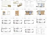 Small Home Building Plans Tiny House On Wheels Floor Plans Blueprint for Construction