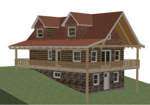 Small Home Plans with Daylight Basement Architecture Log Cottage House Plans with Walkout Basement