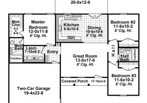 Small House Plans 1200 Square Feet Ranch Plan 1 200 Square Feet 3 Bedrooms 2 Bathrooms