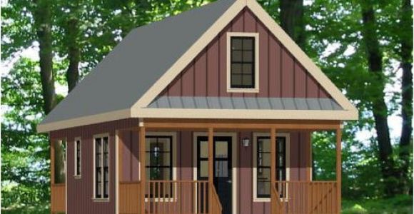 Small House Plans 16×20 16×20 Tiny House Pdf Floor Plan 624 Sqft Model 12 Ebay