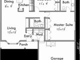 Small House Plans with 2 Car Garage Small House Plans 2 Bedroom House Plans One Story House