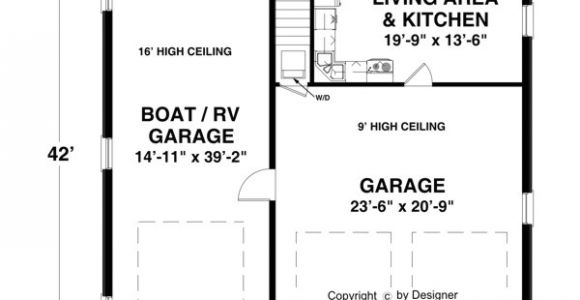 Small House Plans with Rv Storage Boat Rv Garage 3068 1 Bedroom and 1 5 Baths the House