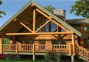 Small Lake House Plans with Loft Small Log Cabin Home Designs Small Log Home with Loft