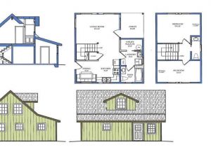 Small Loft Home Plans Small House Plans Loft Free Small Cabin Plans with Loft