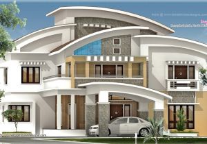 Small Luxury Home Plans with Photos 3750 Square Feet Luxury Villa Exterior Home Kerala Plans
