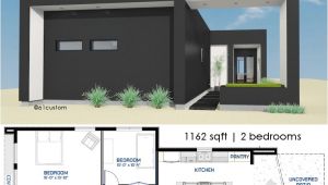 Small Modern Home Floor Plans Small Front Courtyard House Plan 61custom Modern House
