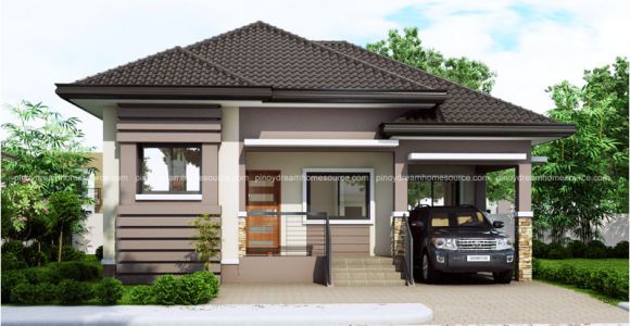 Small Single Story House Plans with Garage One Story Small Home Plan with One Car Garage Pinoy