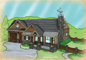 Small Single Story House Plans with Garage Small Single Story House Plan Fireside Cottage