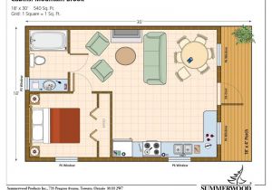 Small Studio Home Plan One Room Cabin Floor Plans Studio Plan Modern Casita